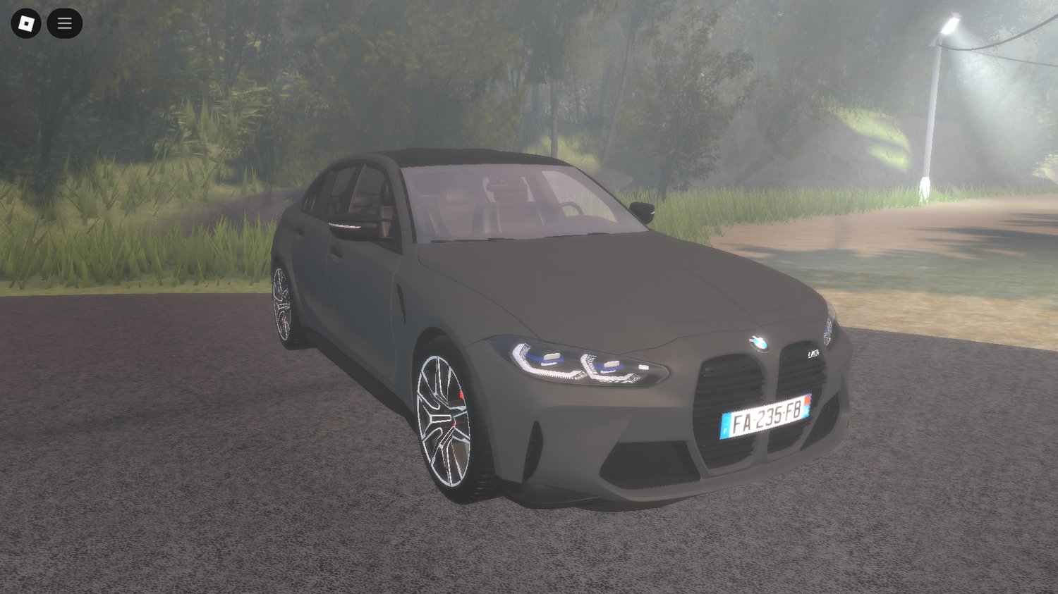 BMW M3 Compétition 2021 FIXED Roblox sports car front view