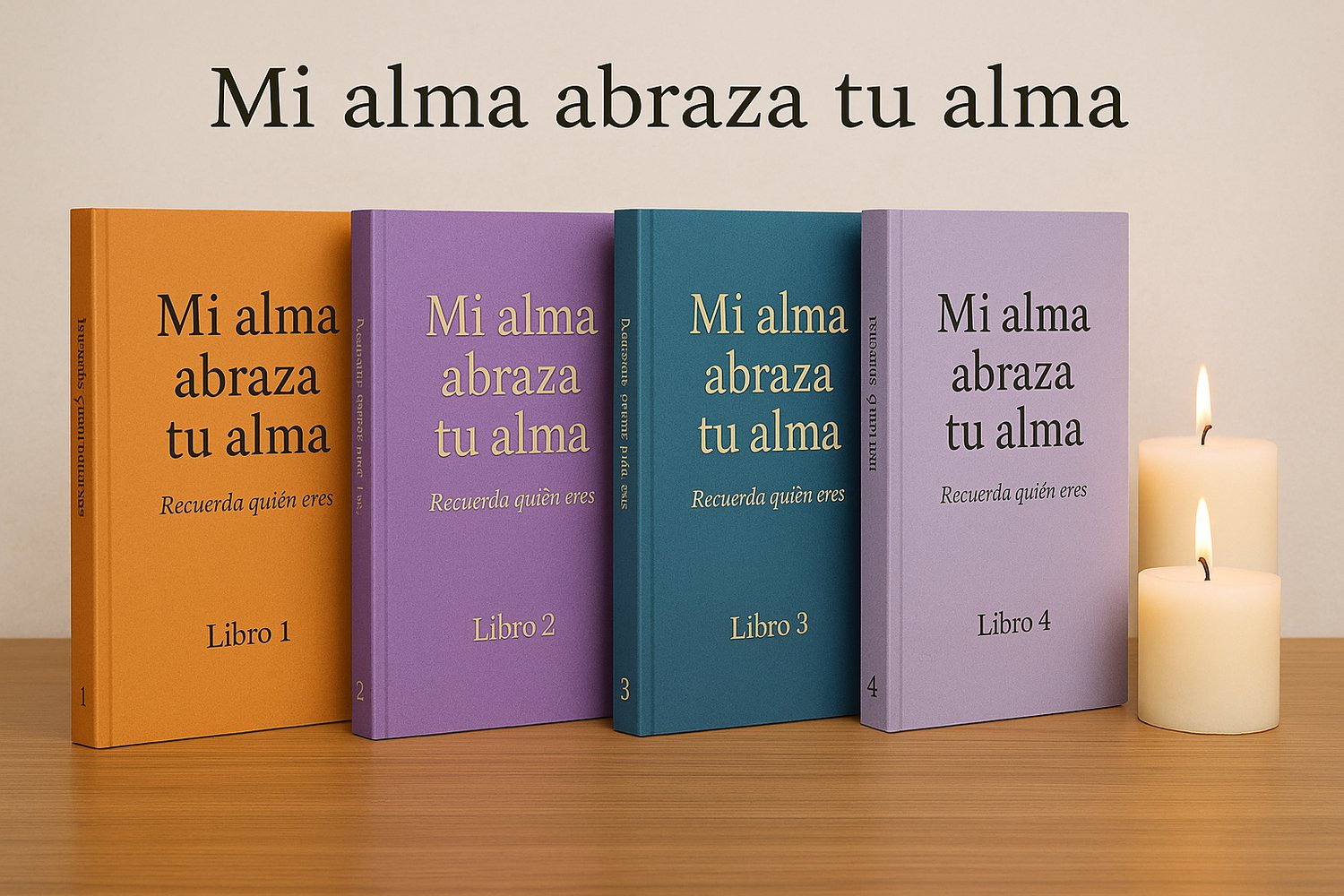 Coleccion de libros espirituales Mi Alma Abraza a tu Alma en espanol