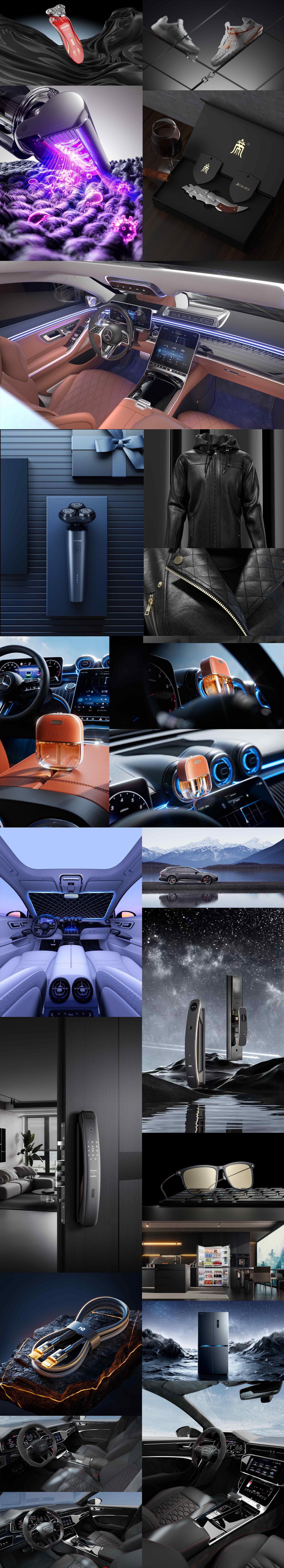 c4d and octane collection mobile accessories  project files download