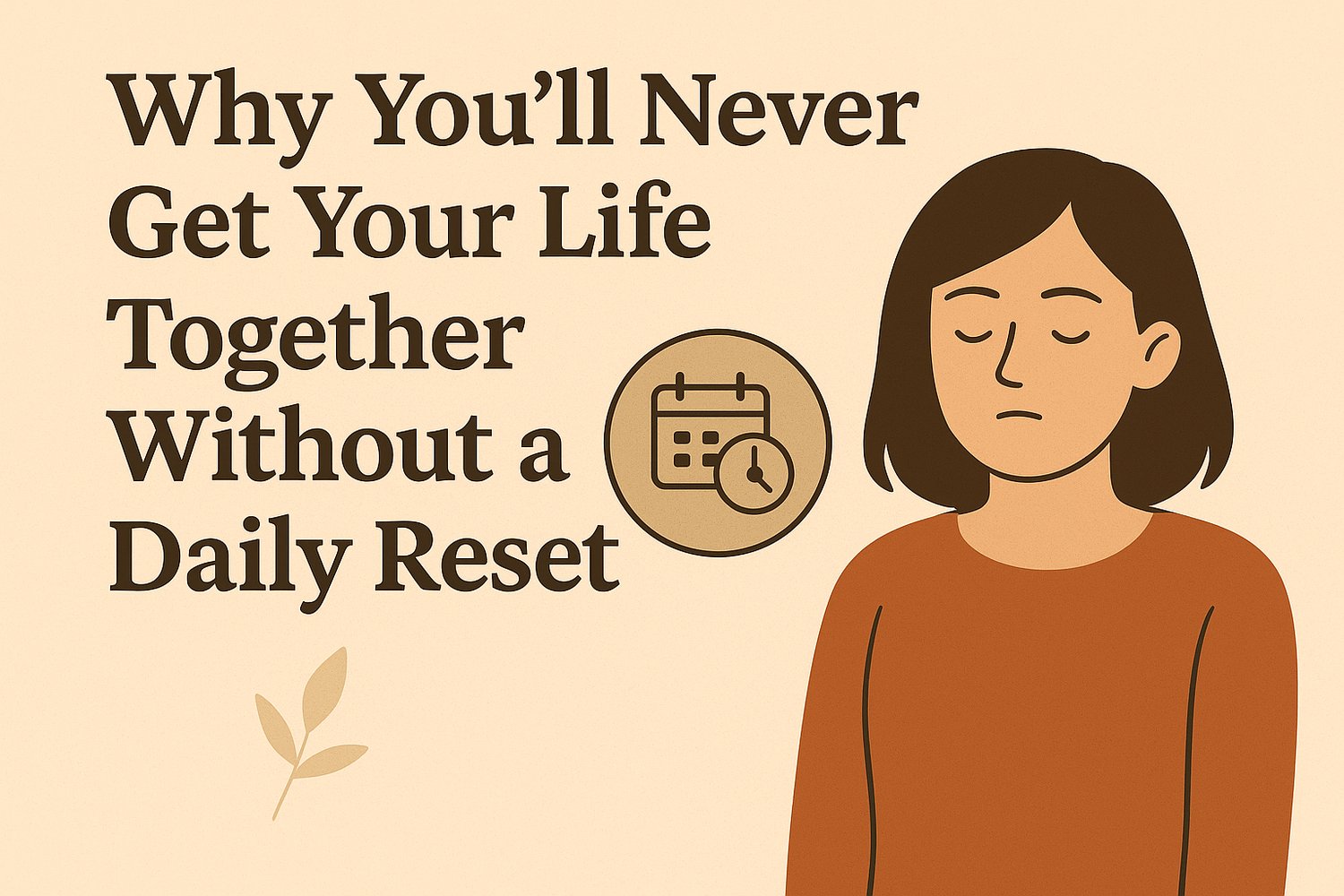 Why you will never get your life together