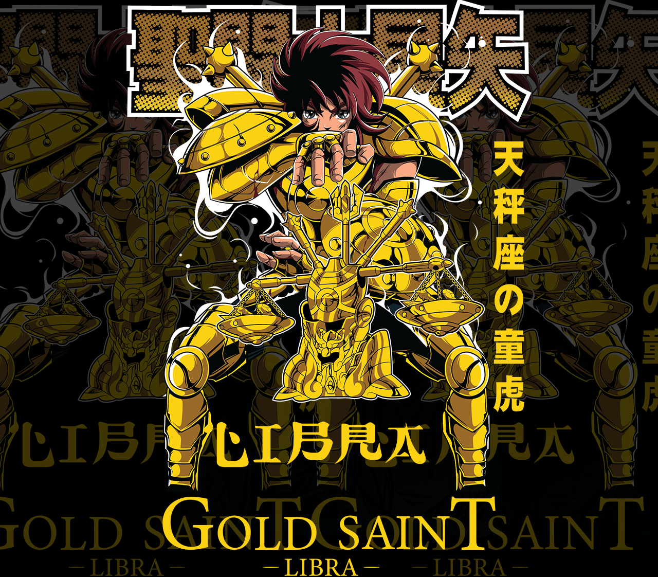 DESIGN ANIME Gold saint /Shoko Libra