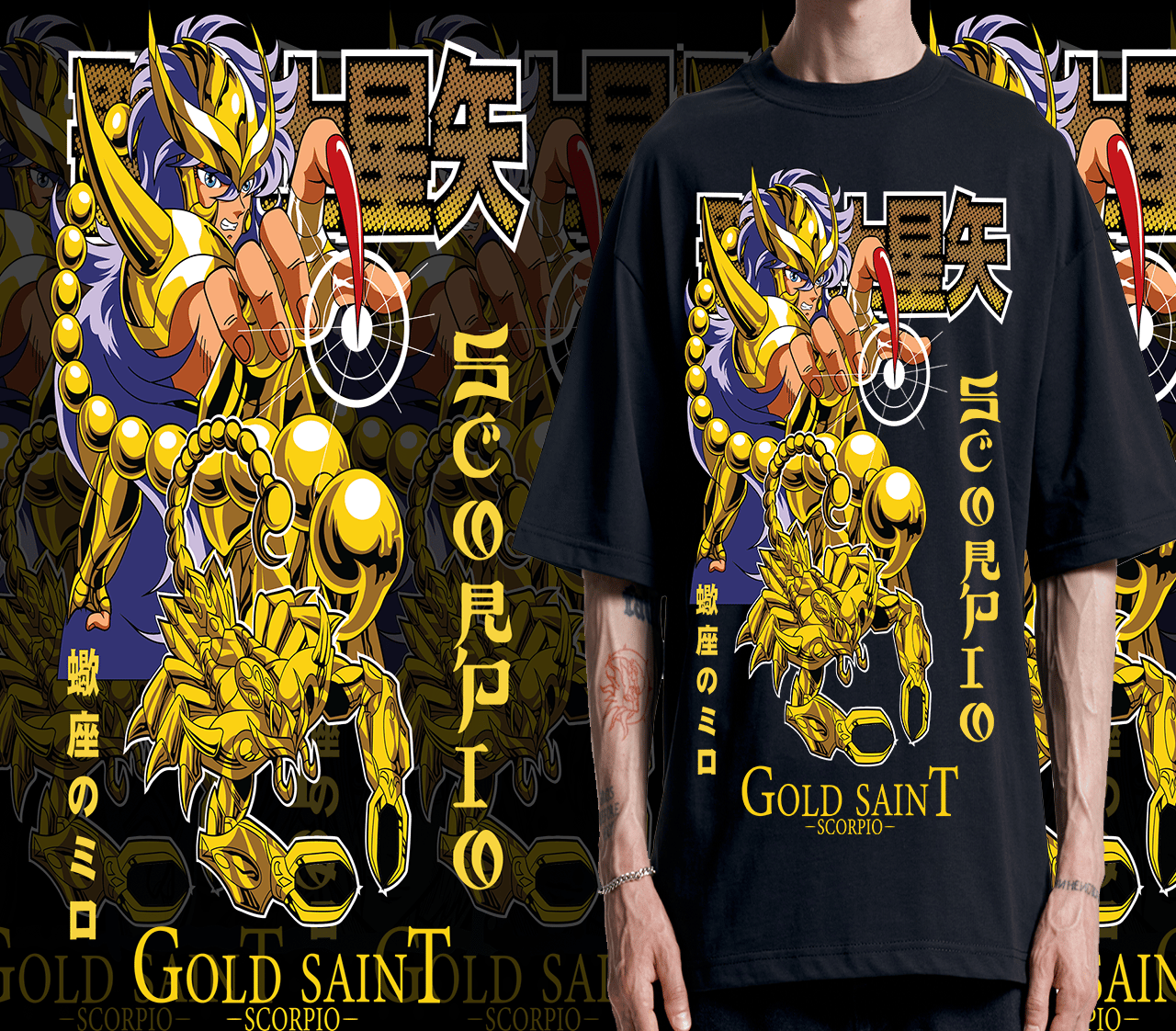 DESIGN ANIME Gold saint / Scorpio Milo