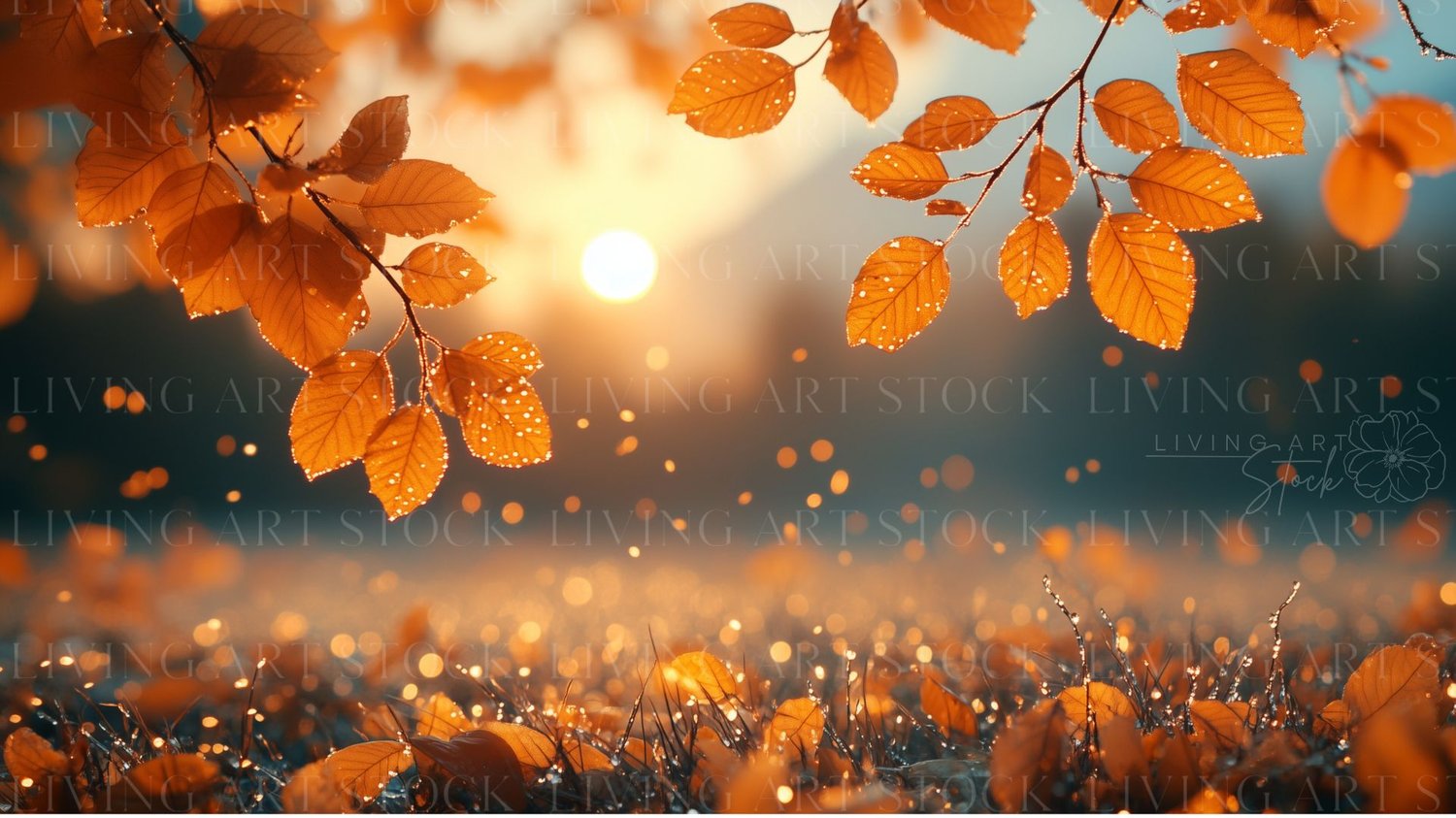 Autumn sunrise screensaver Art