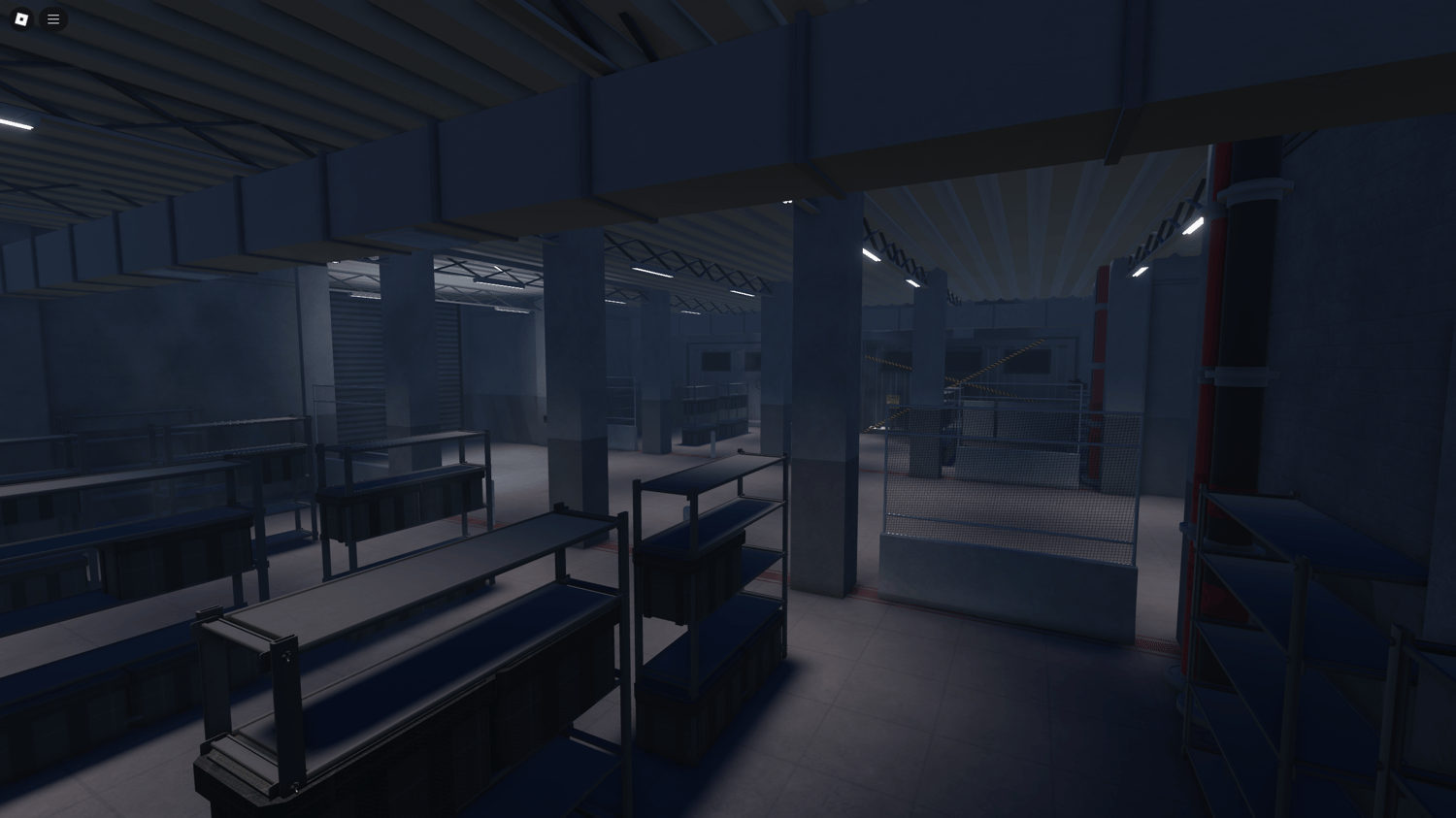 Roblox SCP map with snowy outpost