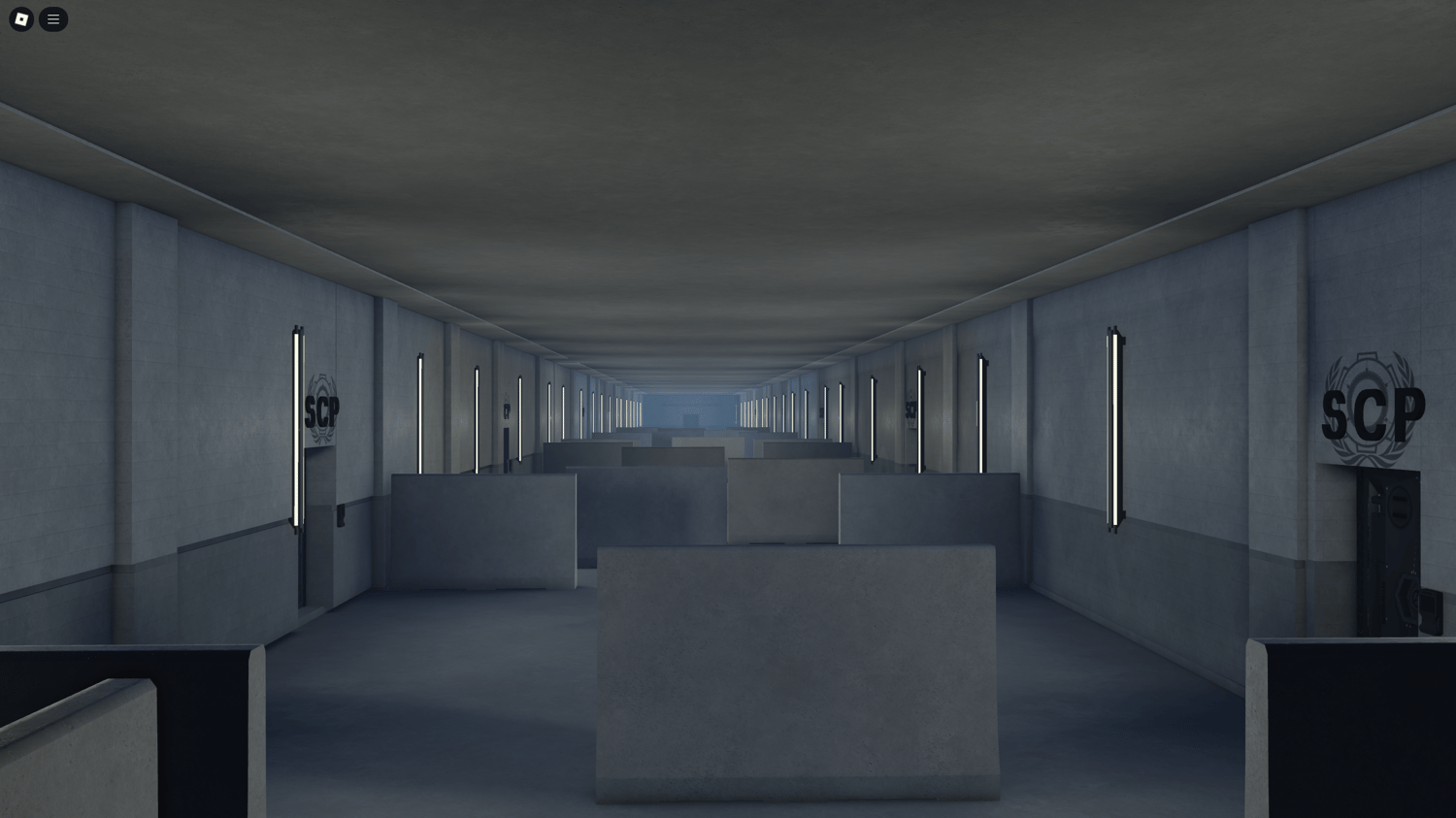 Detailed Roblox SCP corridors