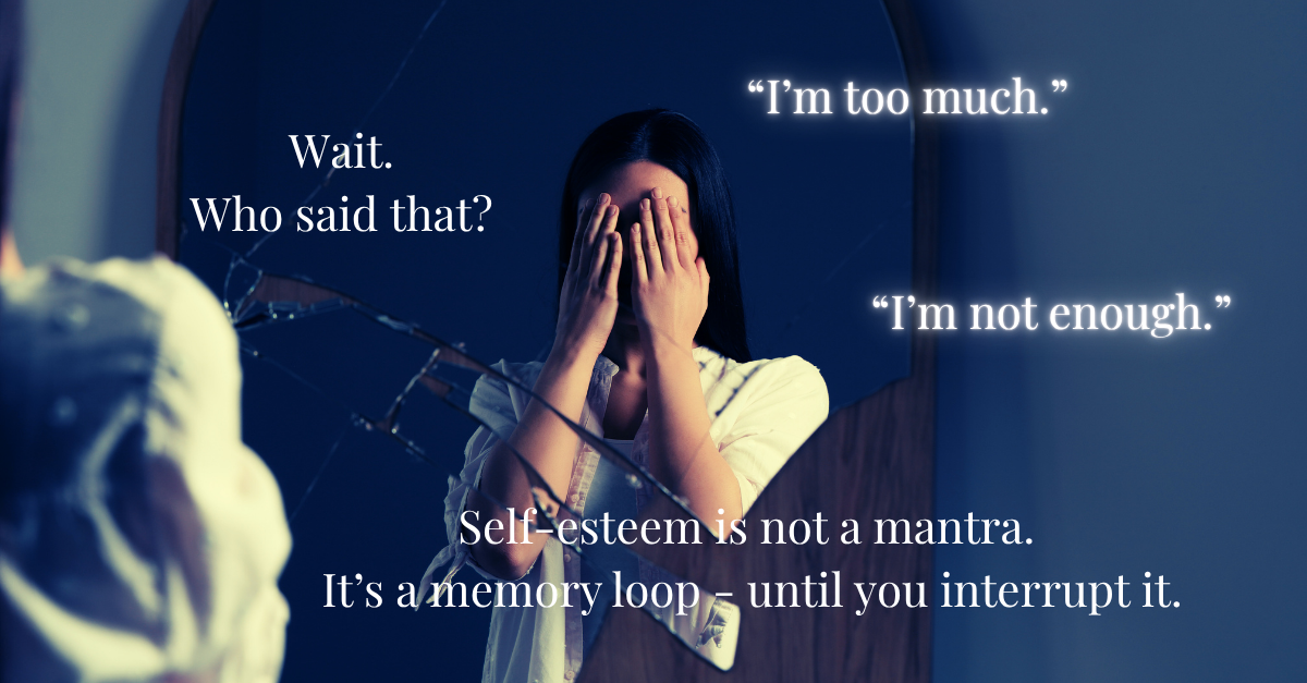 Self-Esteem Isn’t a Vibe - It’s a Pattern: Why Confidence Starts with Nervous System Safety. Confidence is not a mindset hack - it’s a pattern built through repetition and safety. This post explores how low self-esteem often hides in over-functioning, and
