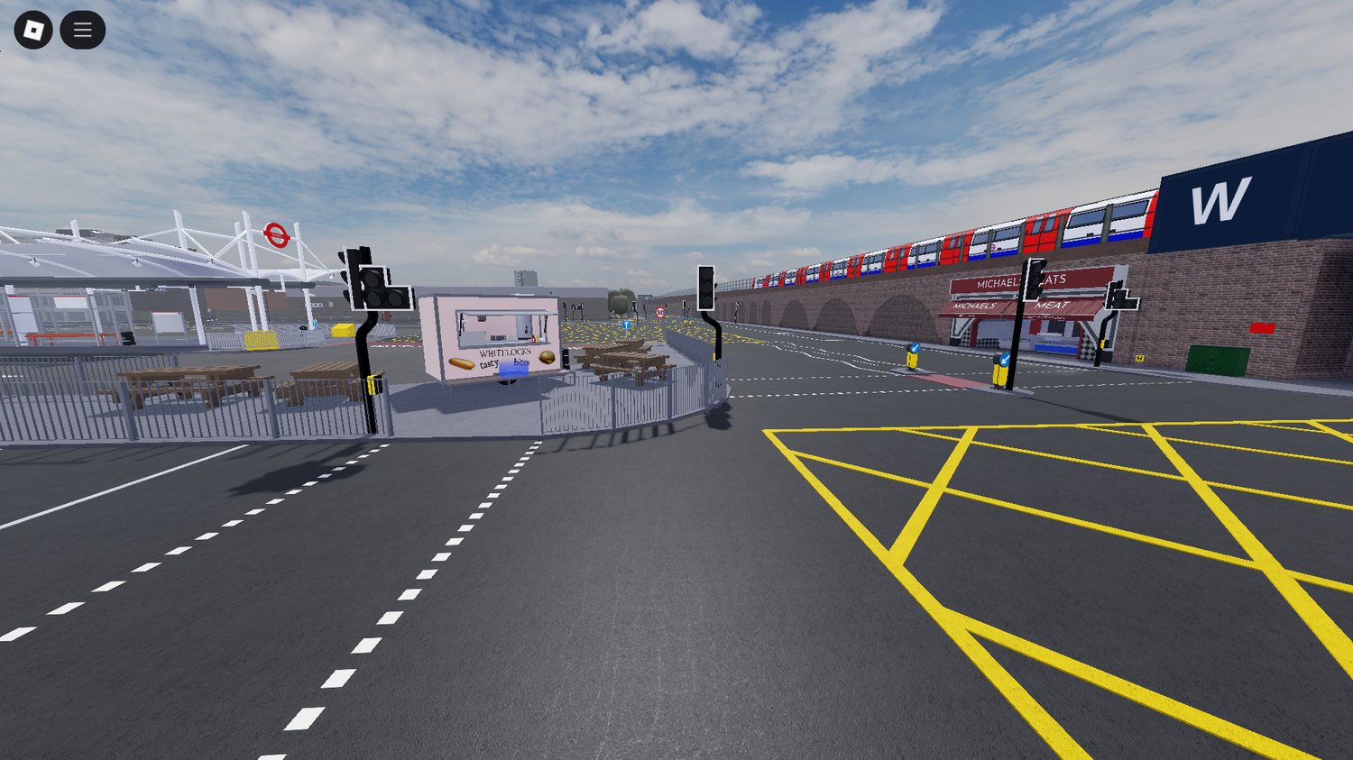 [FREE] Roblox roleplay map showing detailed urban scenery
