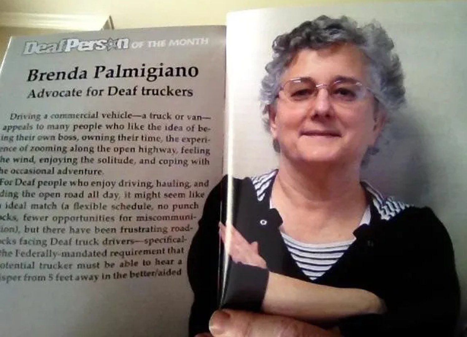 Brenda Palmigiano Overcoming Barriers As A Deaf Female CDL Trucker