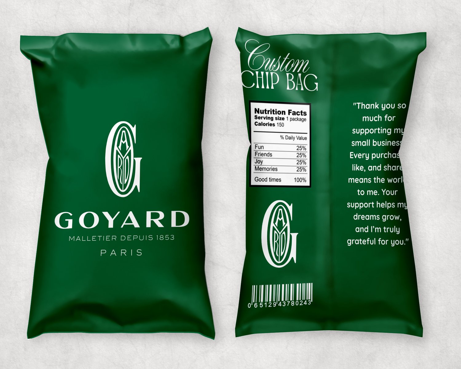 Designer Chip Bags - Payhip