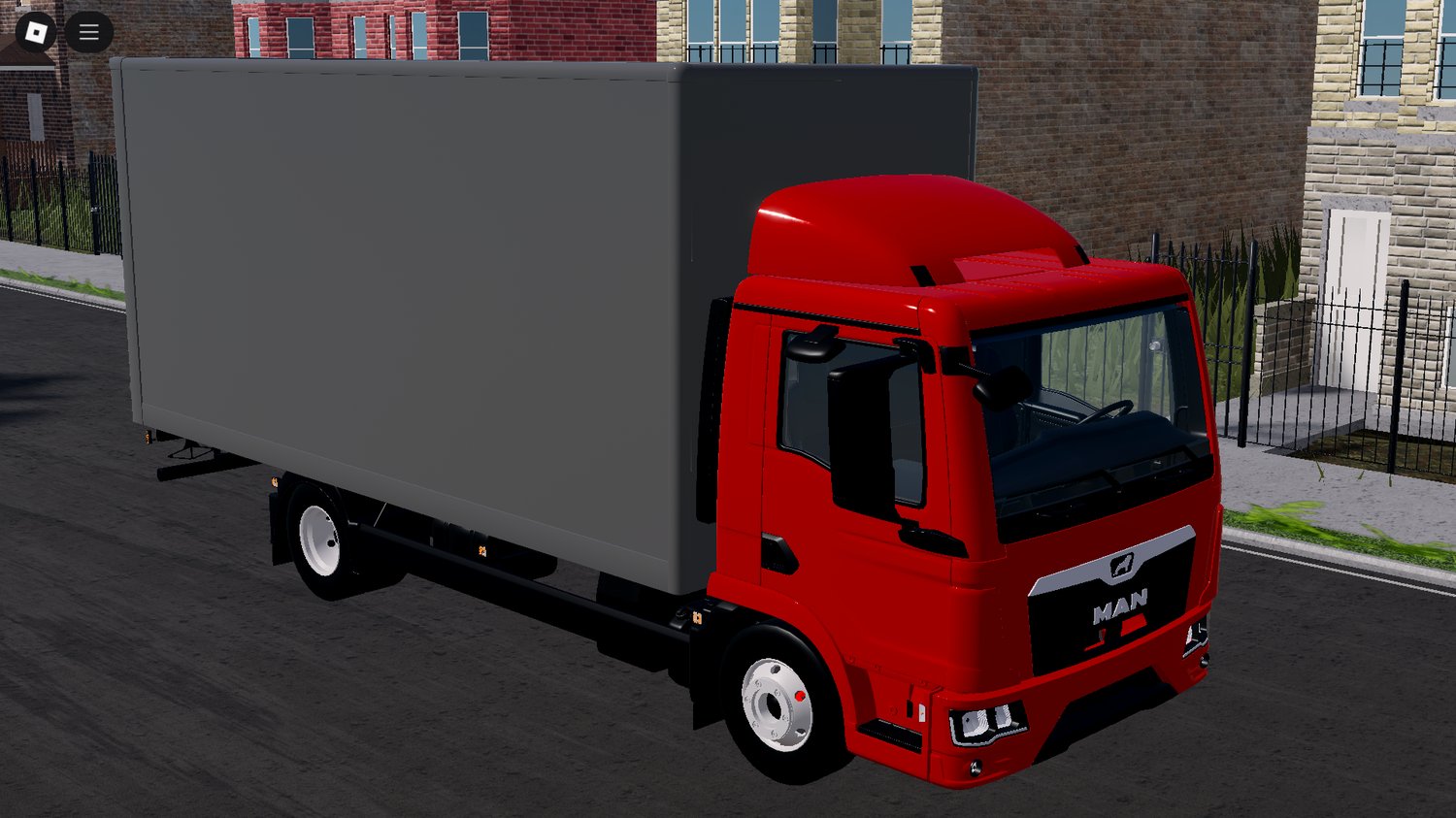 Free Roblox Man TGL truck asset for delivery, transport, and RP games