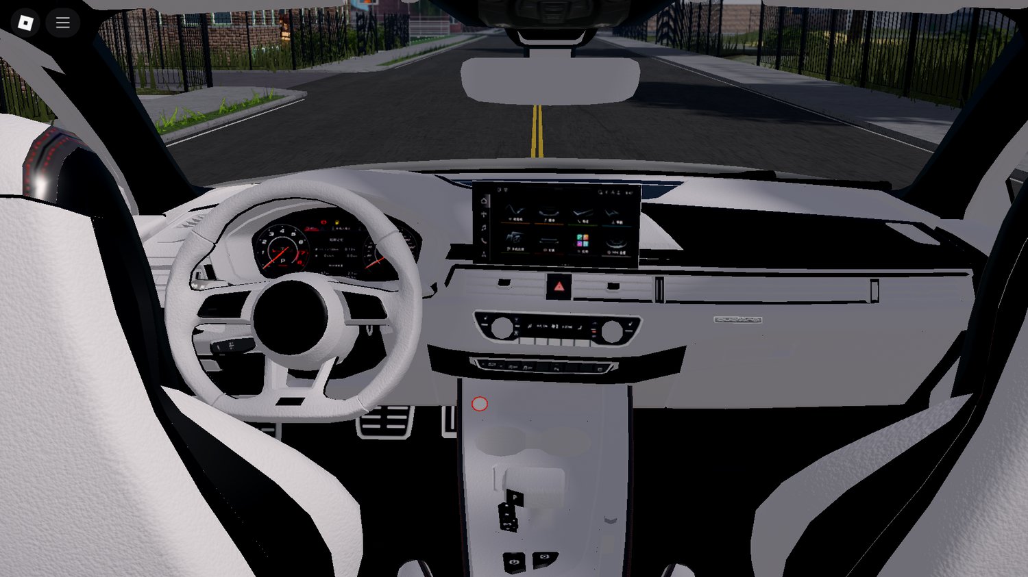 High-quality Audi RS4 Break 2020 Roblox car with interior and working features