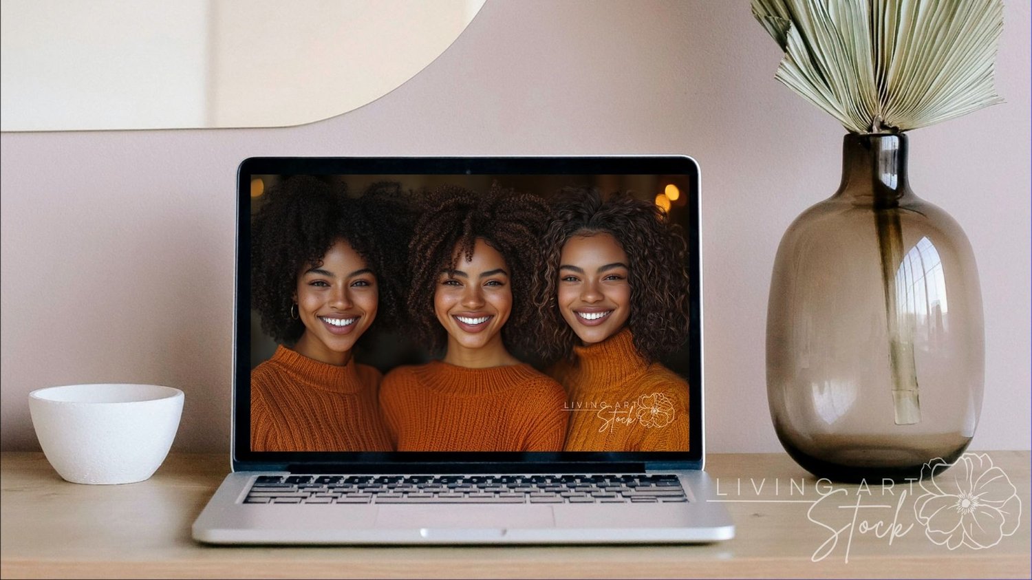 Black Women Autumn Screen Savers
