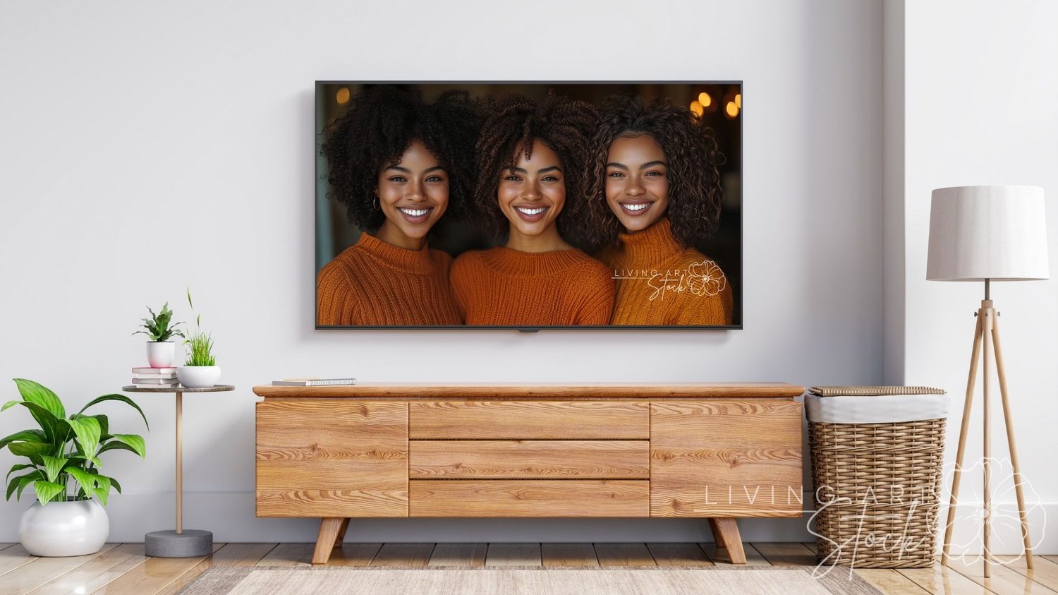 Black Women Autumn Screen Savers