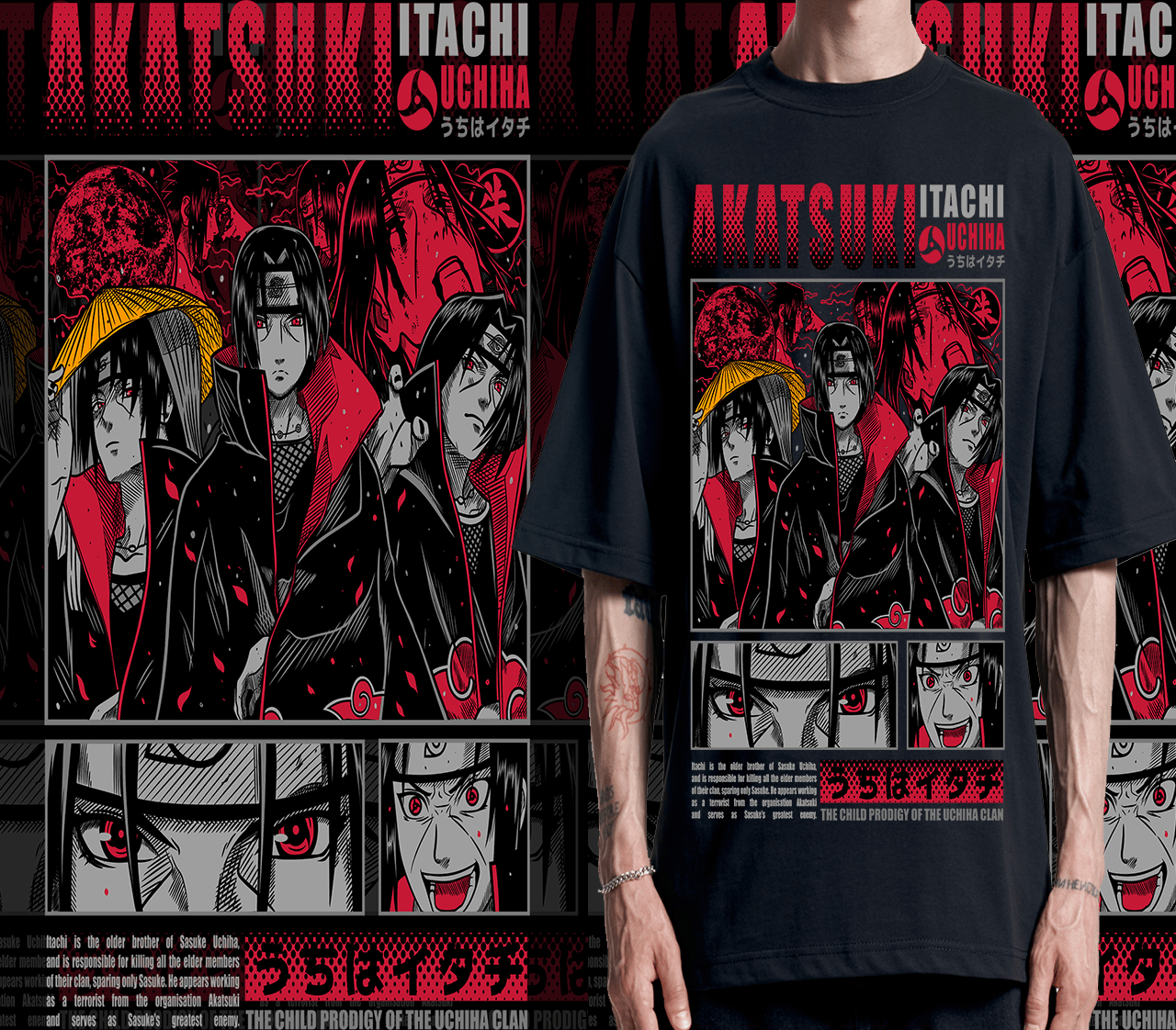 DESIGN ANIME itachi uchiha