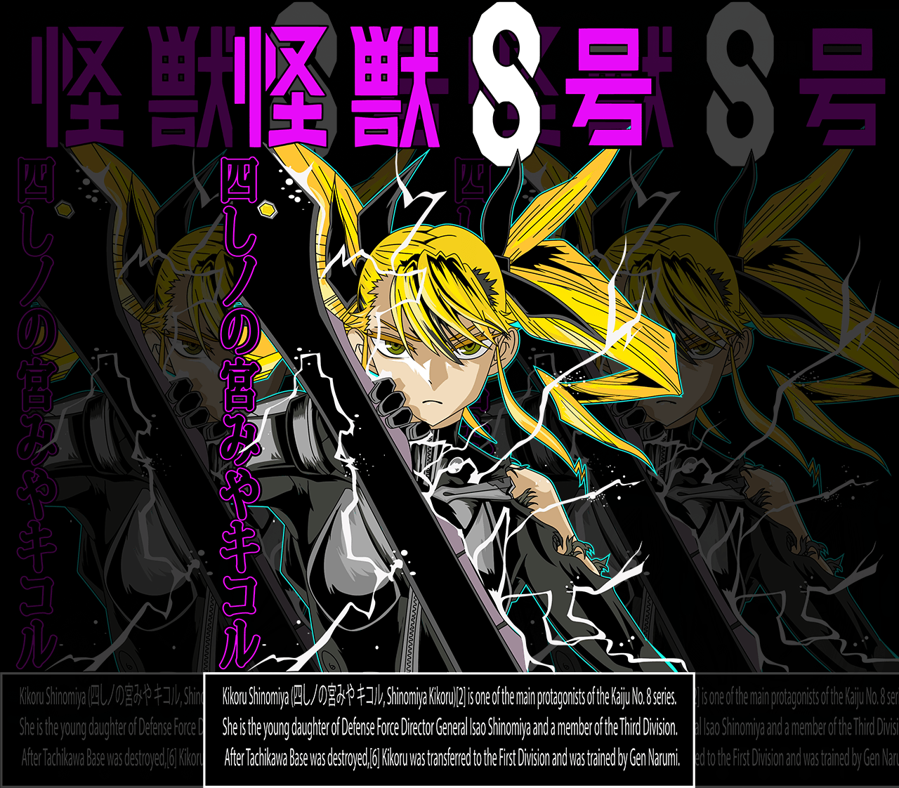 DESIGN ANIME Kaiju N8