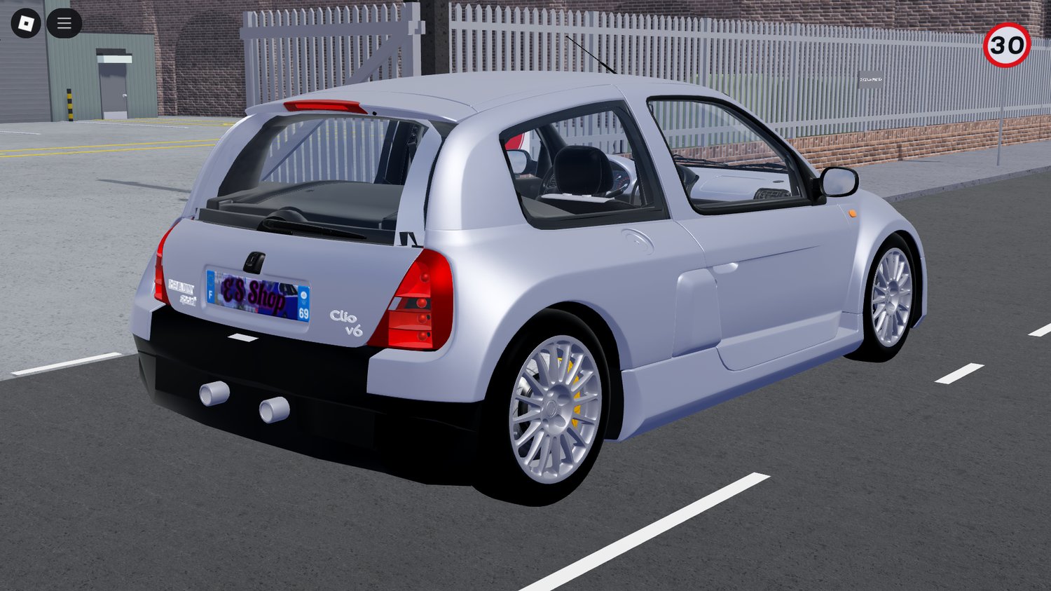 FREE Renault Clio V6 2001 – Classic Roblox Hot Hatch