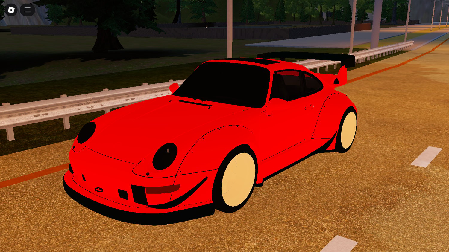 [FREE] Porsche RWB Roblox model – widebody customized sports car
