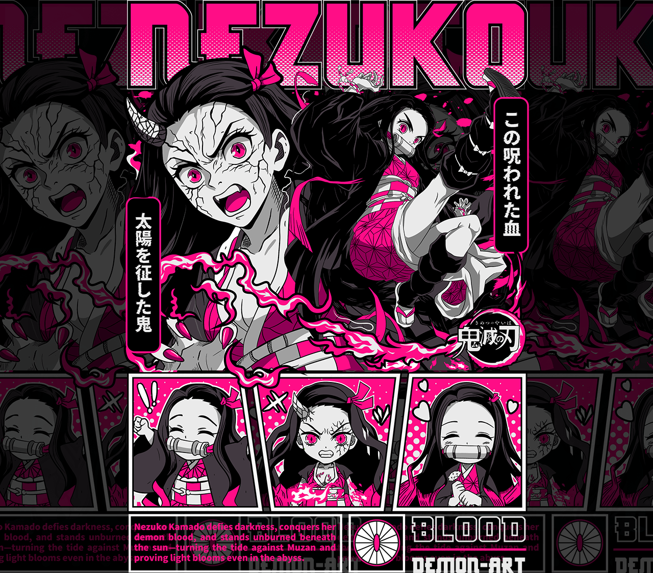 DESIGN ANIME Demon Slayer -Nezuko