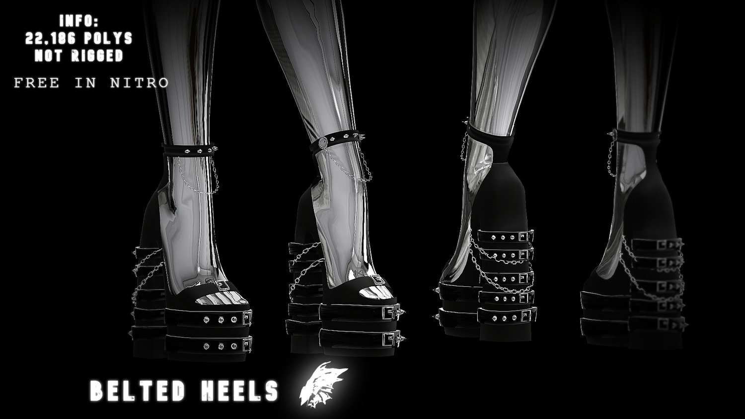 belted heels