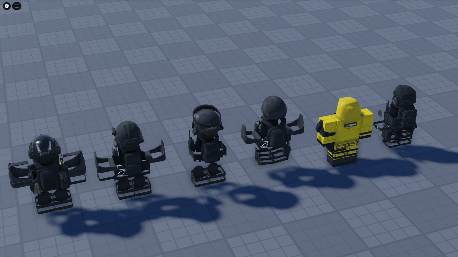 Roblox SCP hazmat suit morph for research division