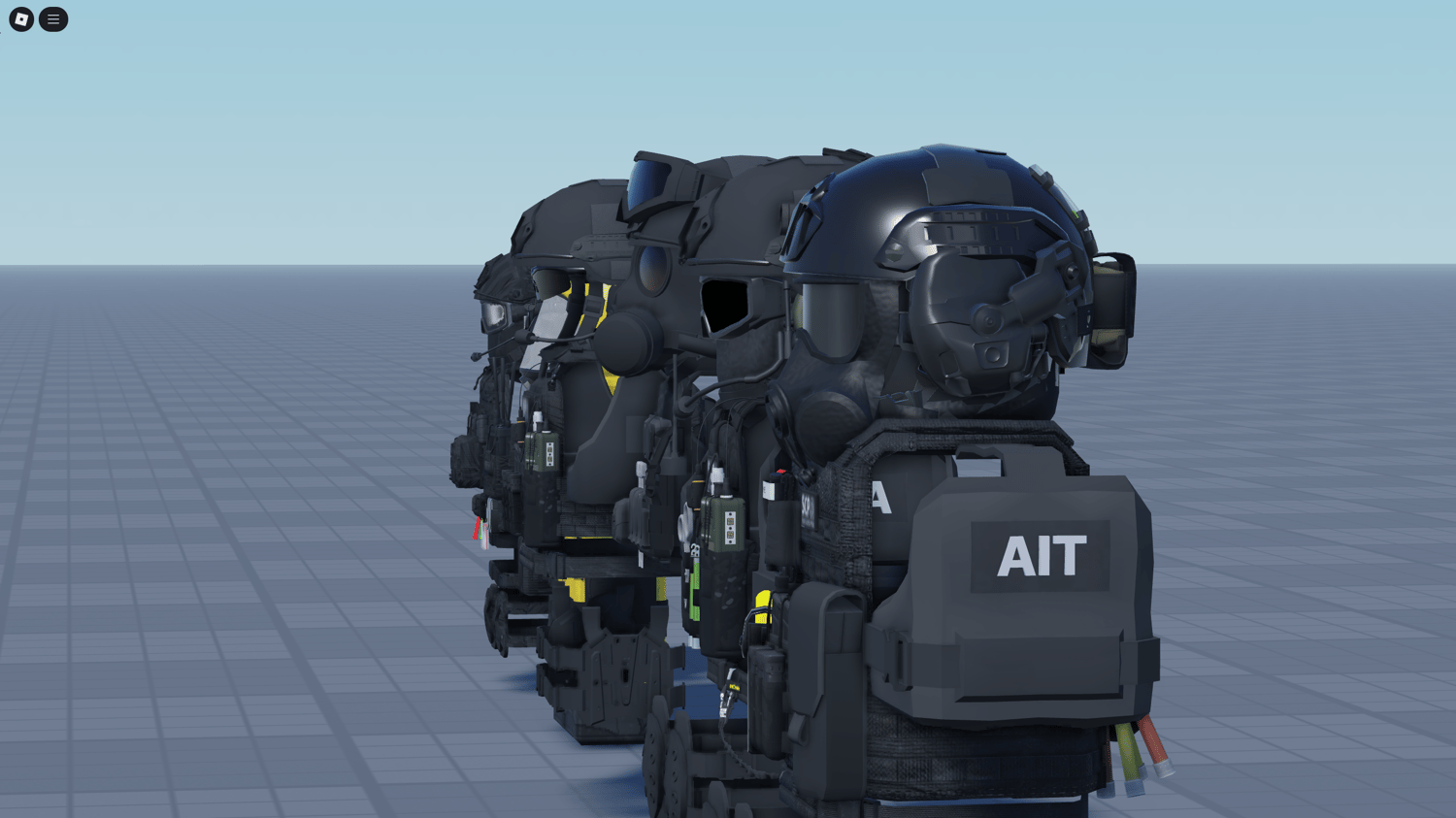 Roblox SCP intelligence officer uniform morph