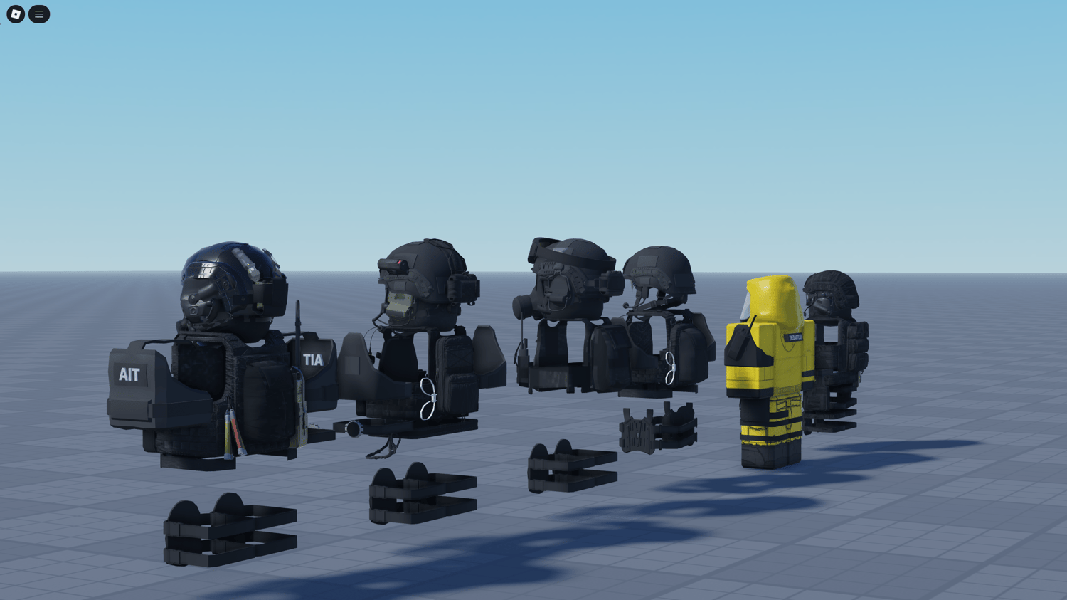 SCP night ops uniform morph in Roblox