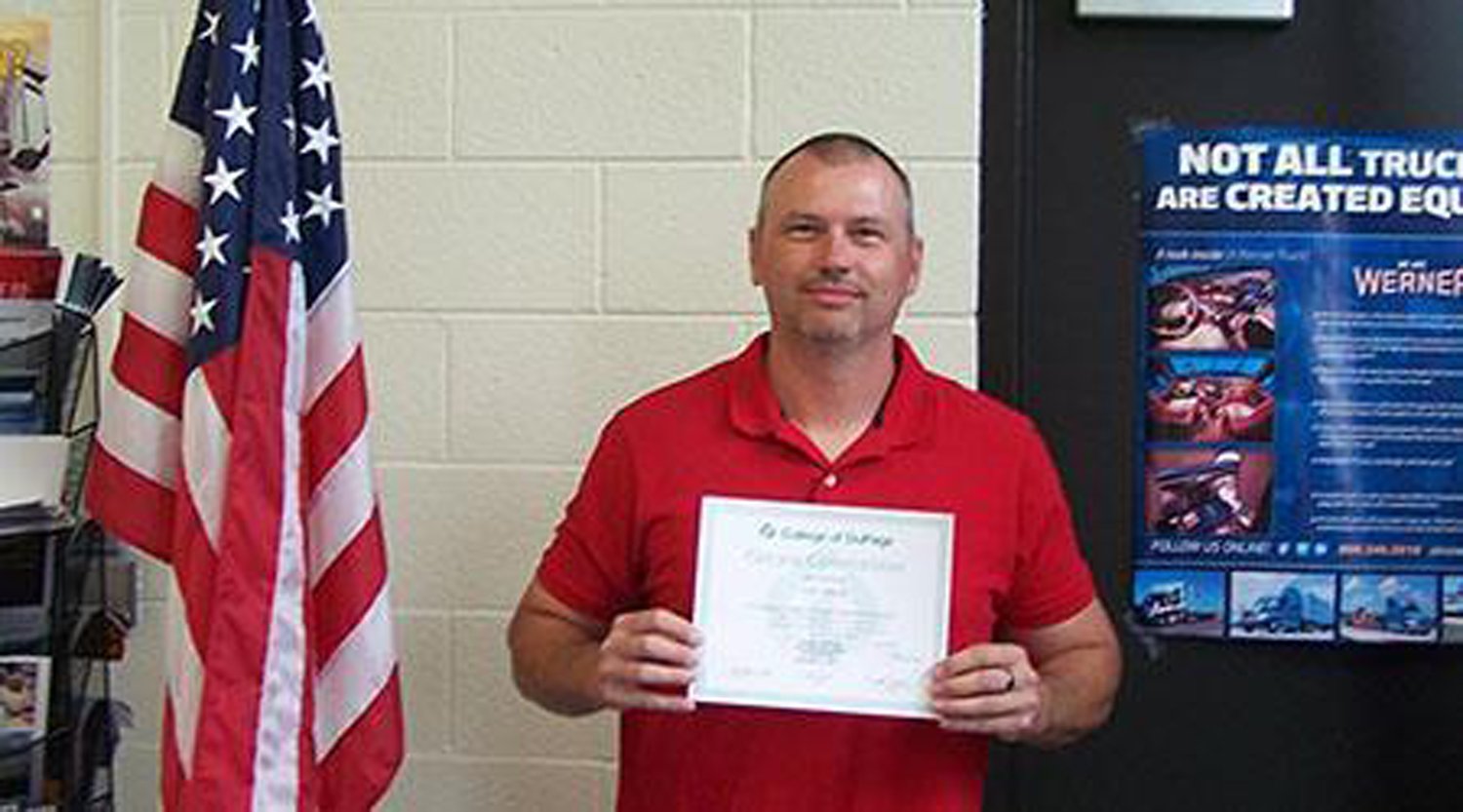 Clint Homon Deaf COD CDL Student Earns Perfect Score