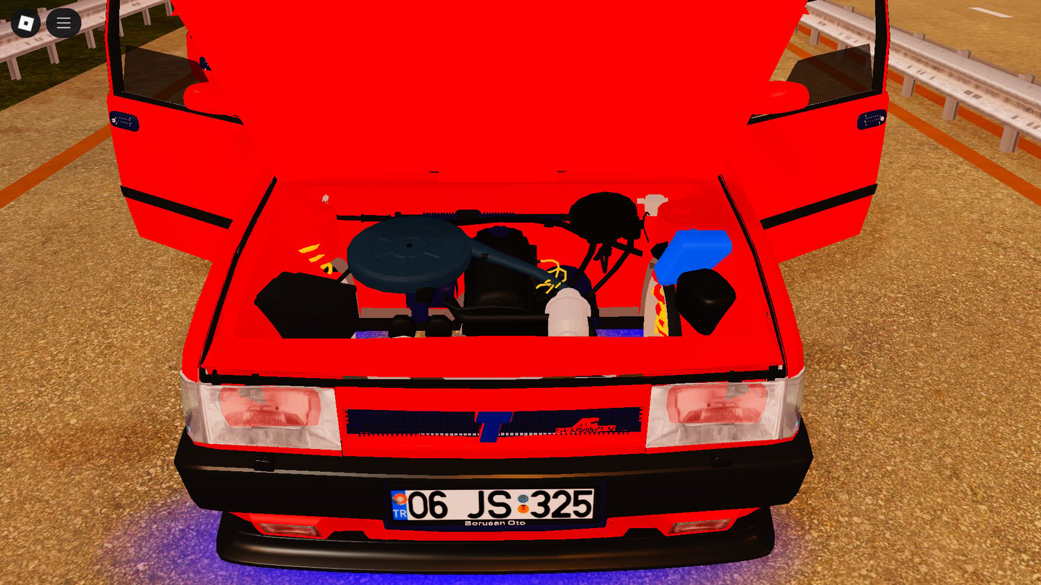 Roblox Tofaş Doğan SLX – retro four-door Turkish car