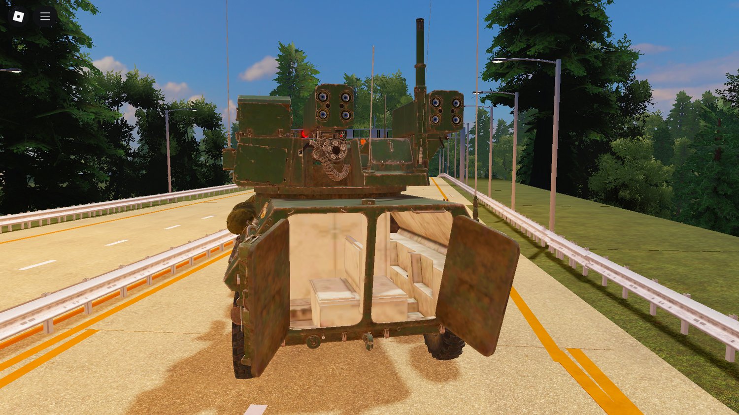 Roblox armored LAV-AD – AA military defense vehicle