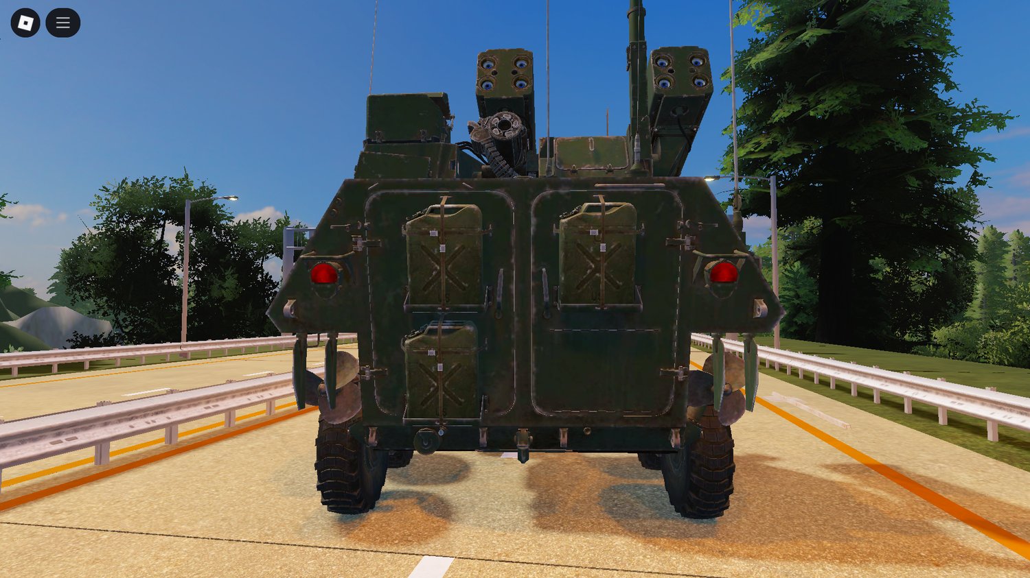 Drivable Roblox LAV-AD – AA armored military vehicle