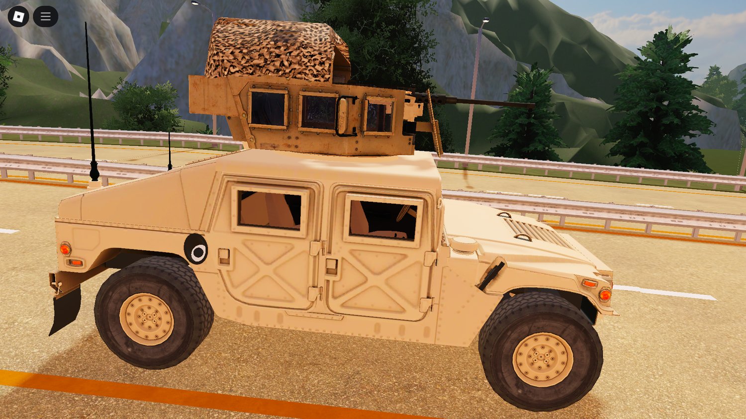 Realistic Roblox Humvee army vehicle model