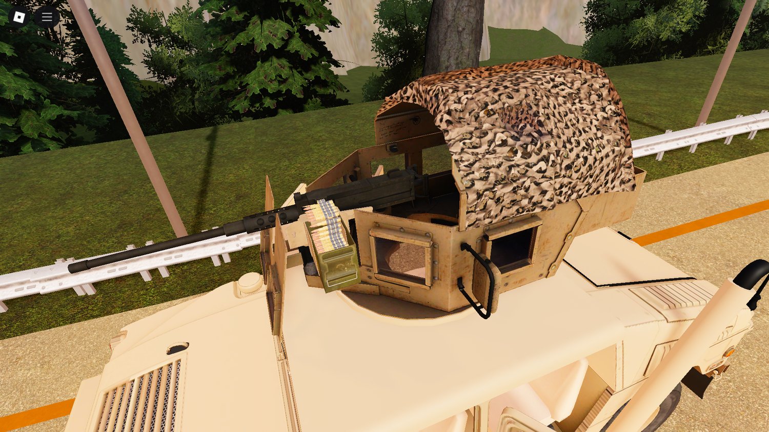 Roblox army Humvee realistic combat vehicle
