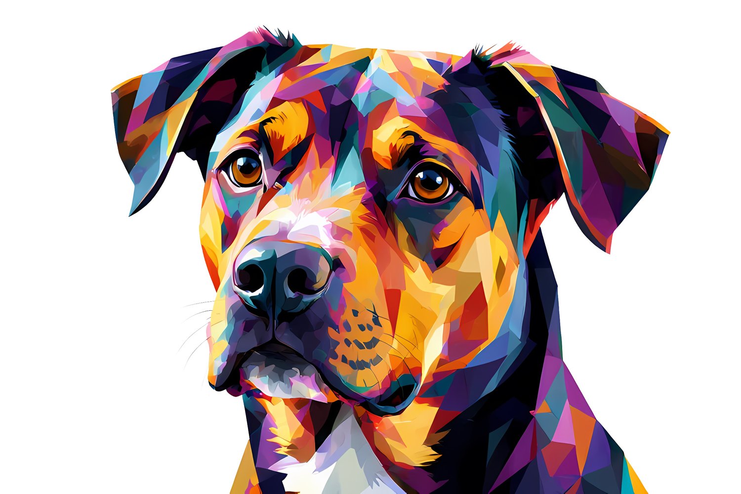 Geometric Abstraction dog2