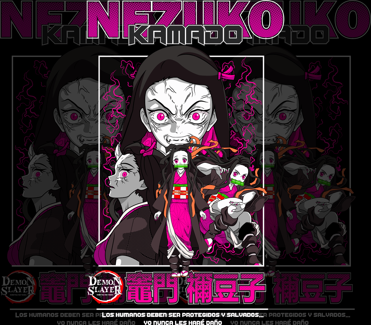 DESIGN ANIME Demon Slayer -Nezuko