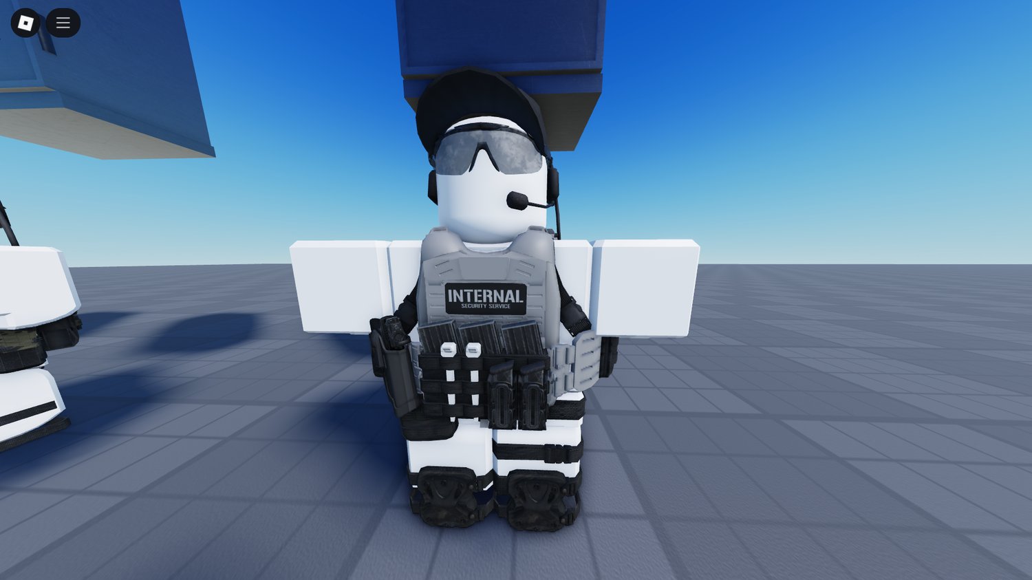 Player equipping morph by pressing E in Roblox