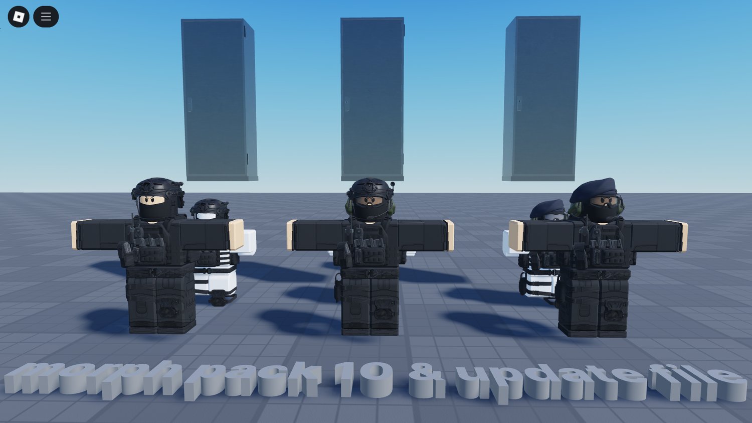 Roblox Mobile Task Force SCP morphs lineup