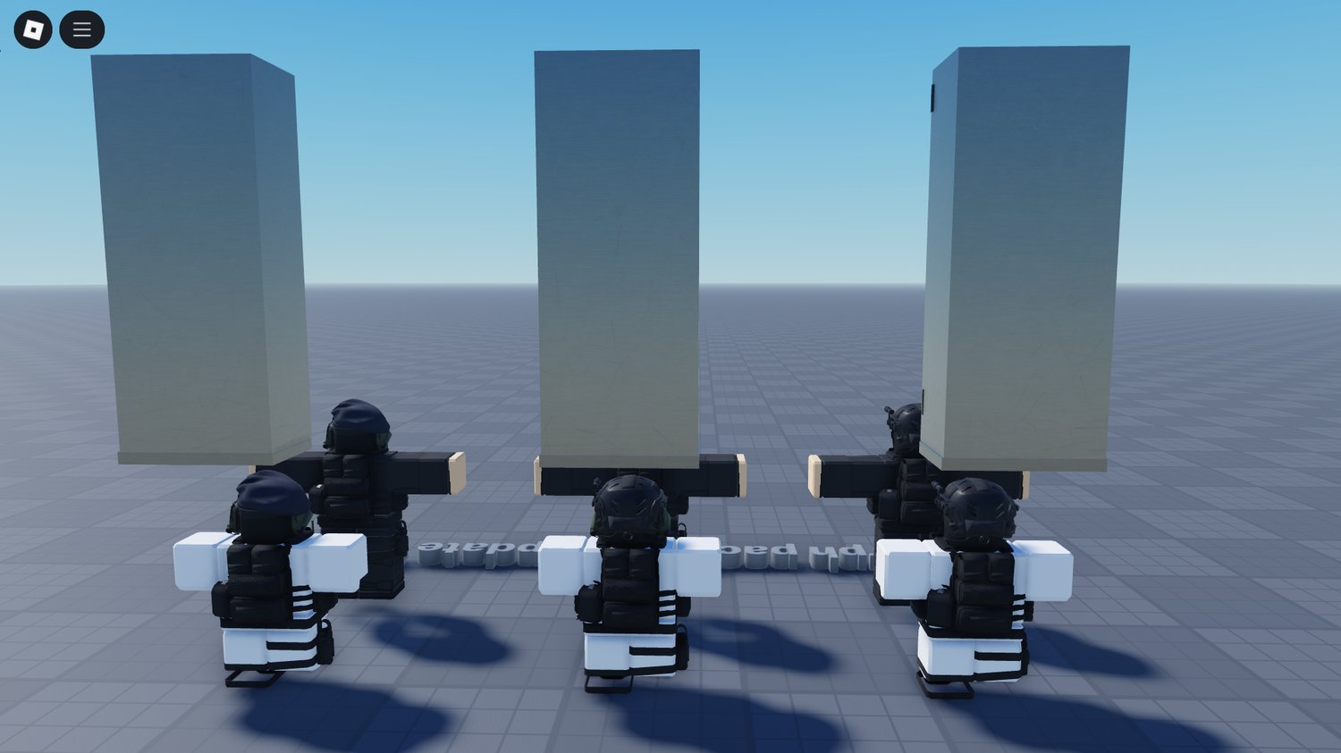 Luxury textured Mobile Task Force morph in Roblox