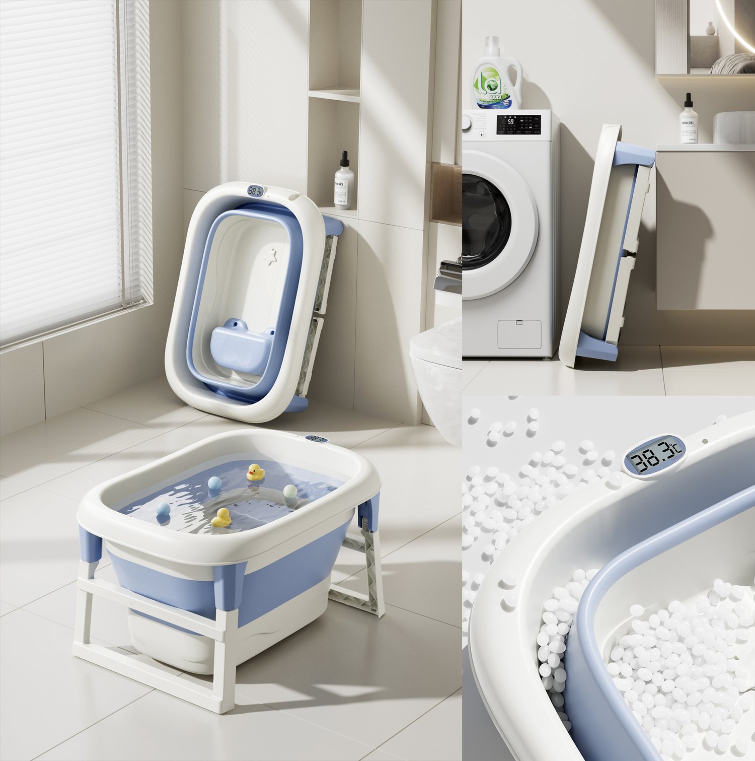 C4d octane bathroom interior scene