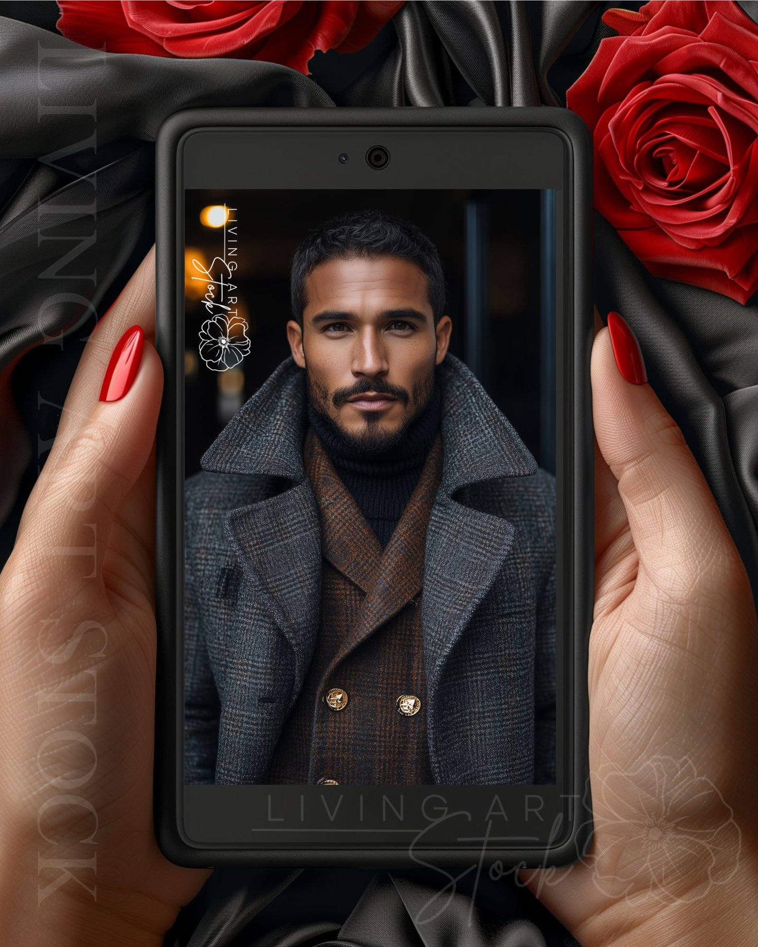 Brown Men Stock Photos | Autumn Winter Men's Fashion Stock Photos