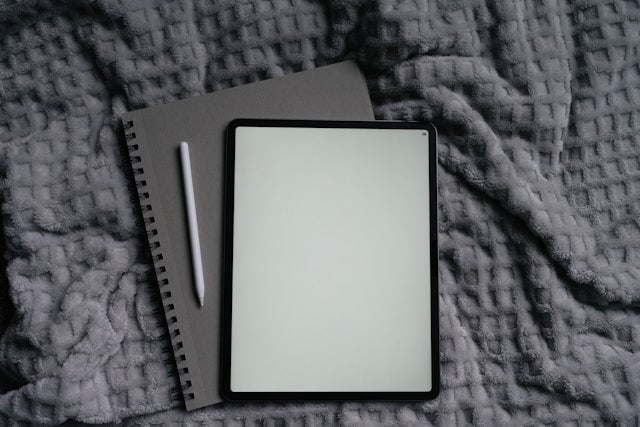Digital notebook for iPad showing organization system for GoodNotes and note-taking apps