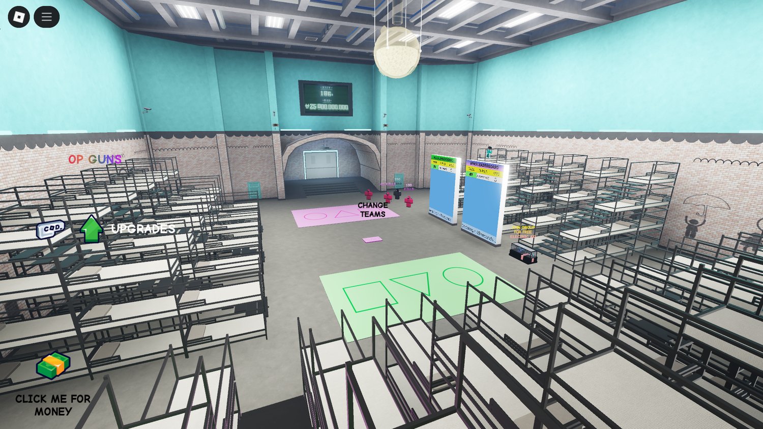 Roblox 🦑 Squid War 🦑 Red Light Green Light map overview