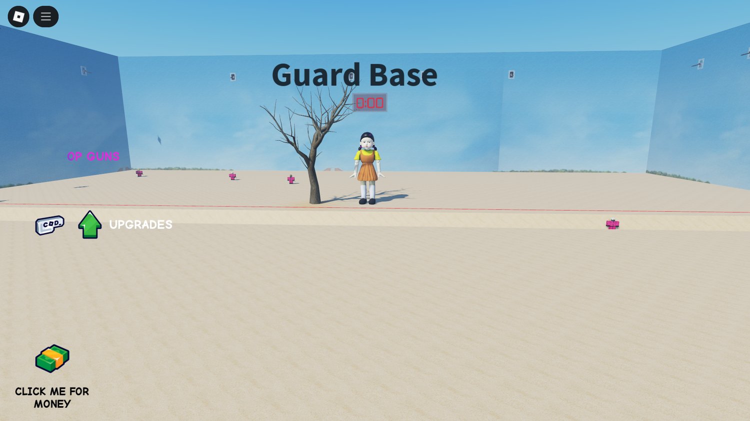 VIP sniping room at Red Light Green Light base