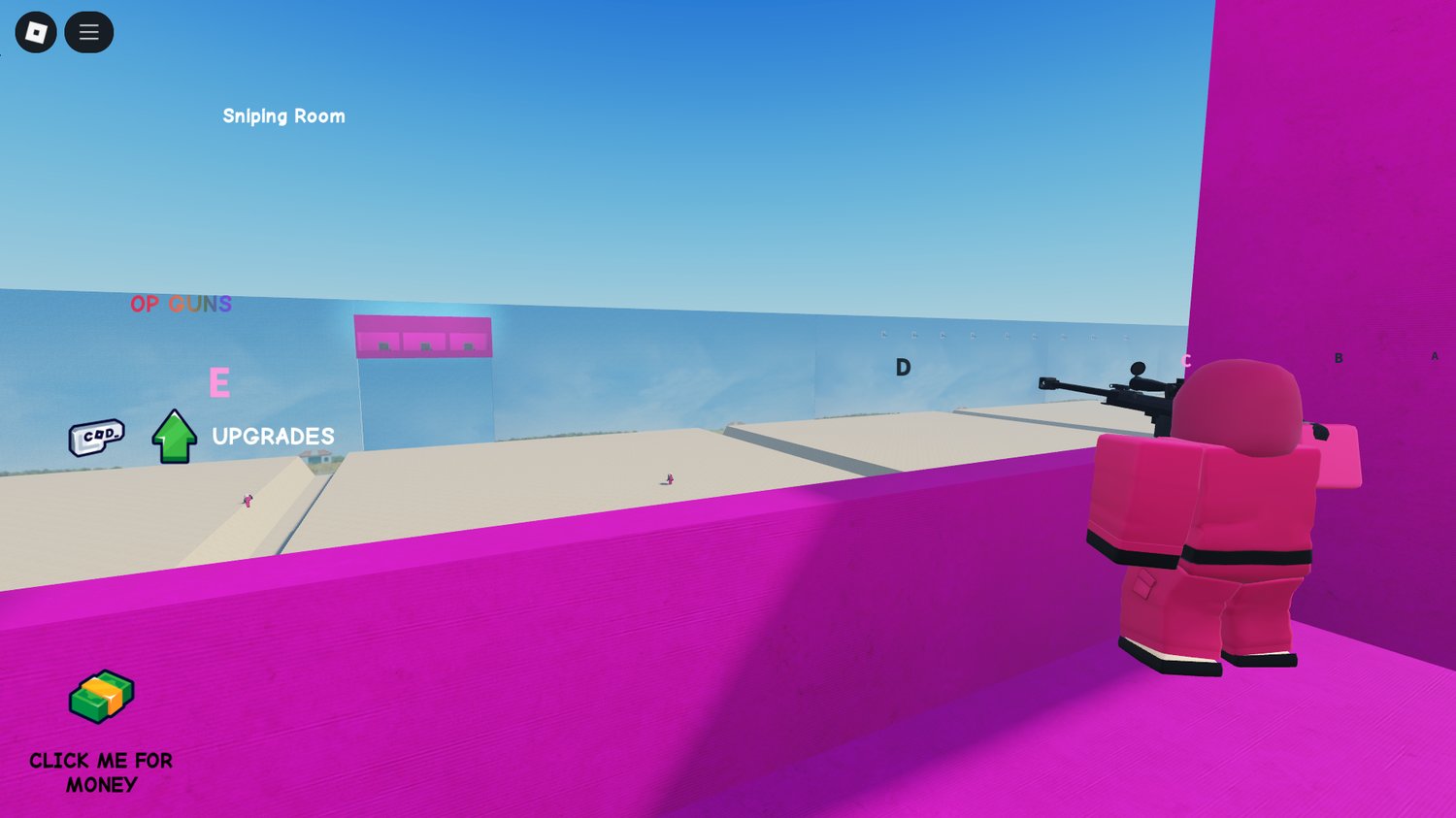 Red Light Green Light match in Roblox Squid War