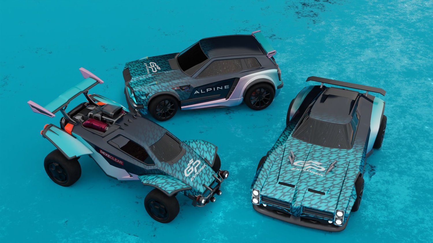 Decal Rocket League Pack GP Explorer – Kisute Design