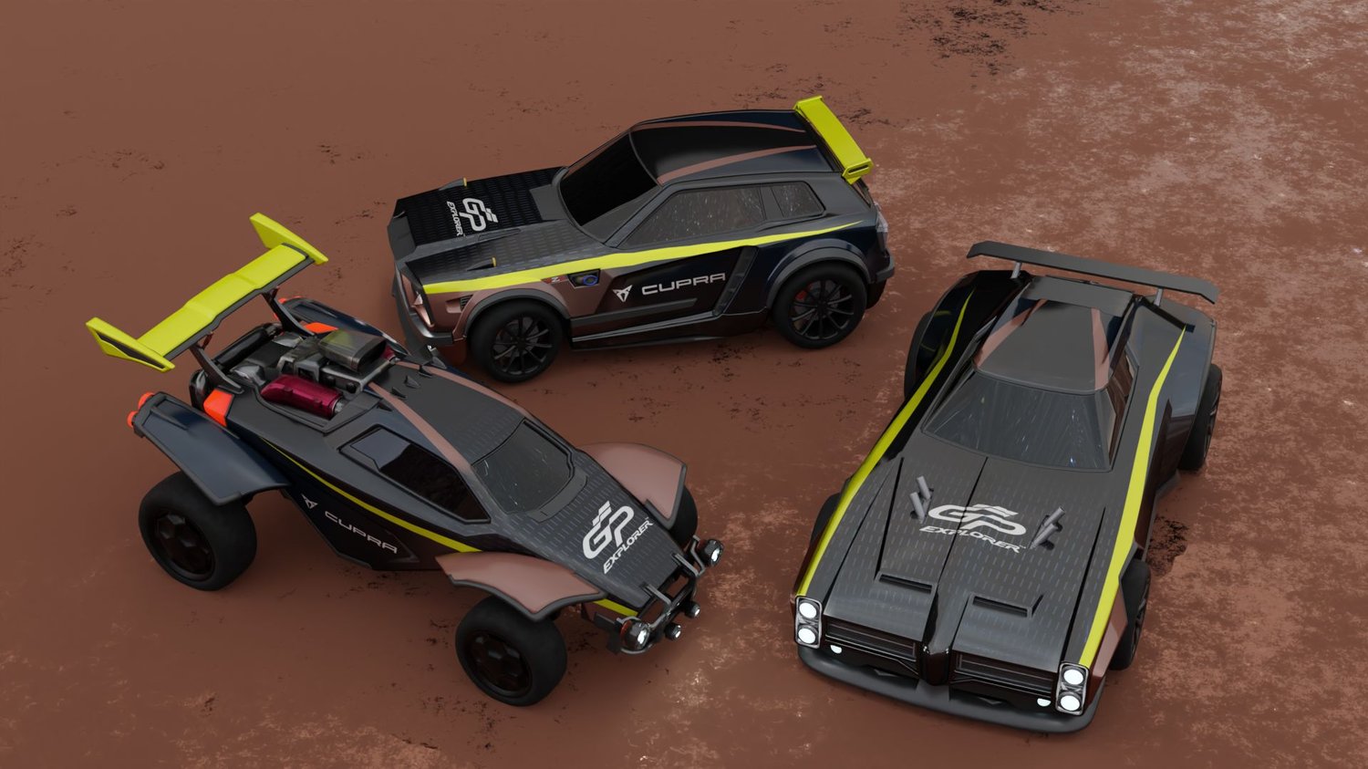 Decal Rocket League Pack GP Explorer – Kisute Design