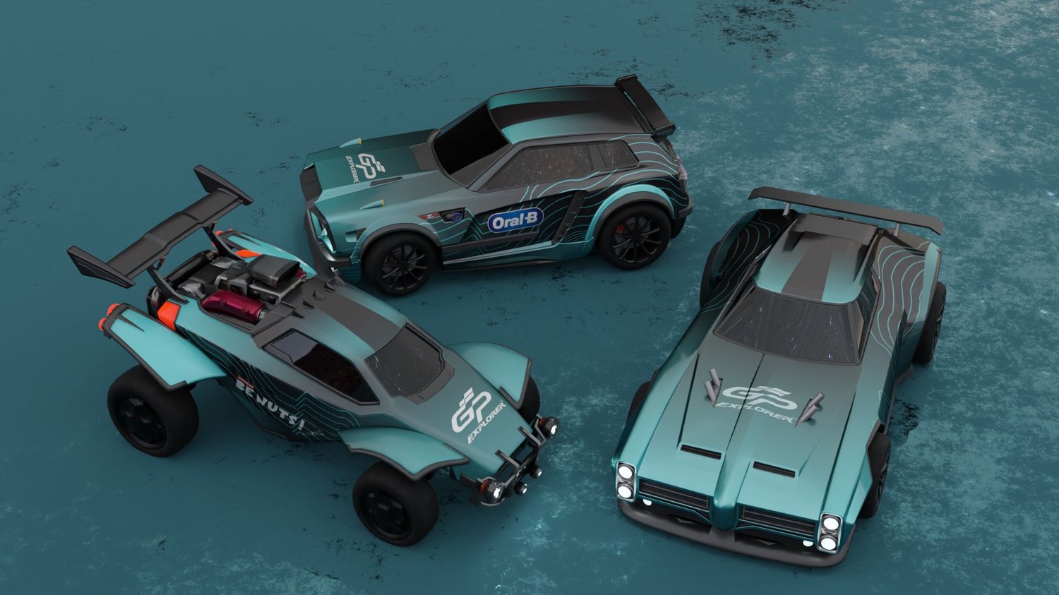 Decal Rocket League Pack GP Explorer – Kisute Design