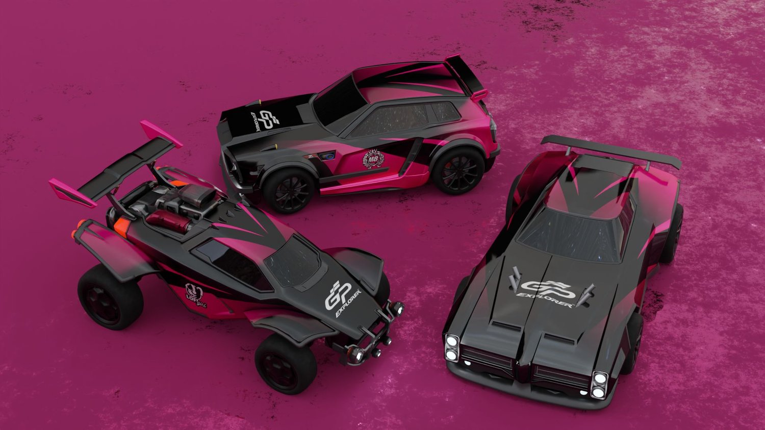 Decal Rocket League Pack GP Explorer – Kisute Design