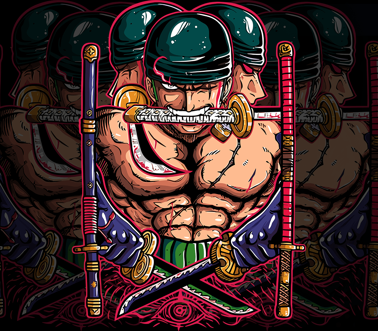 DESIGN ANIME One Piece / ZORO RORONOA