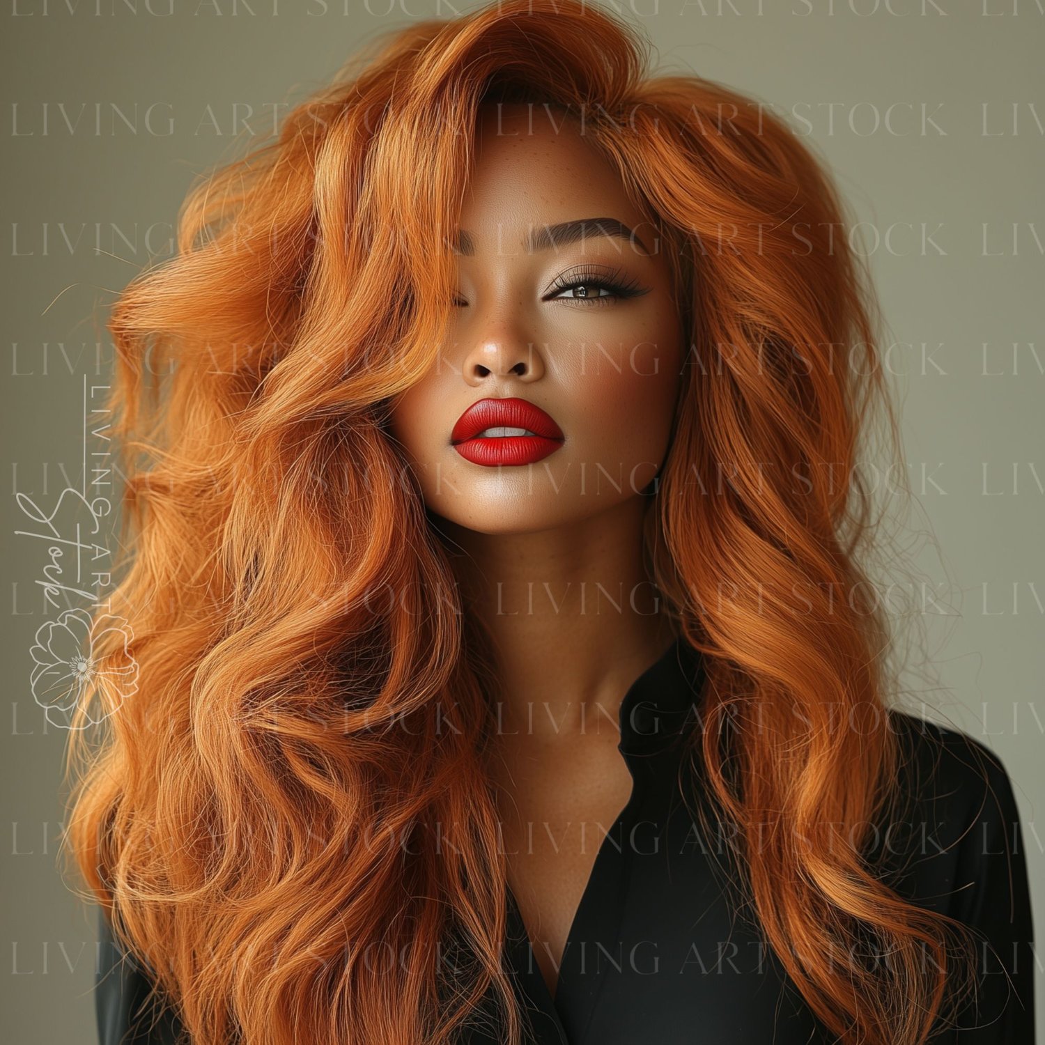 Black Women Ginger Stock Photos