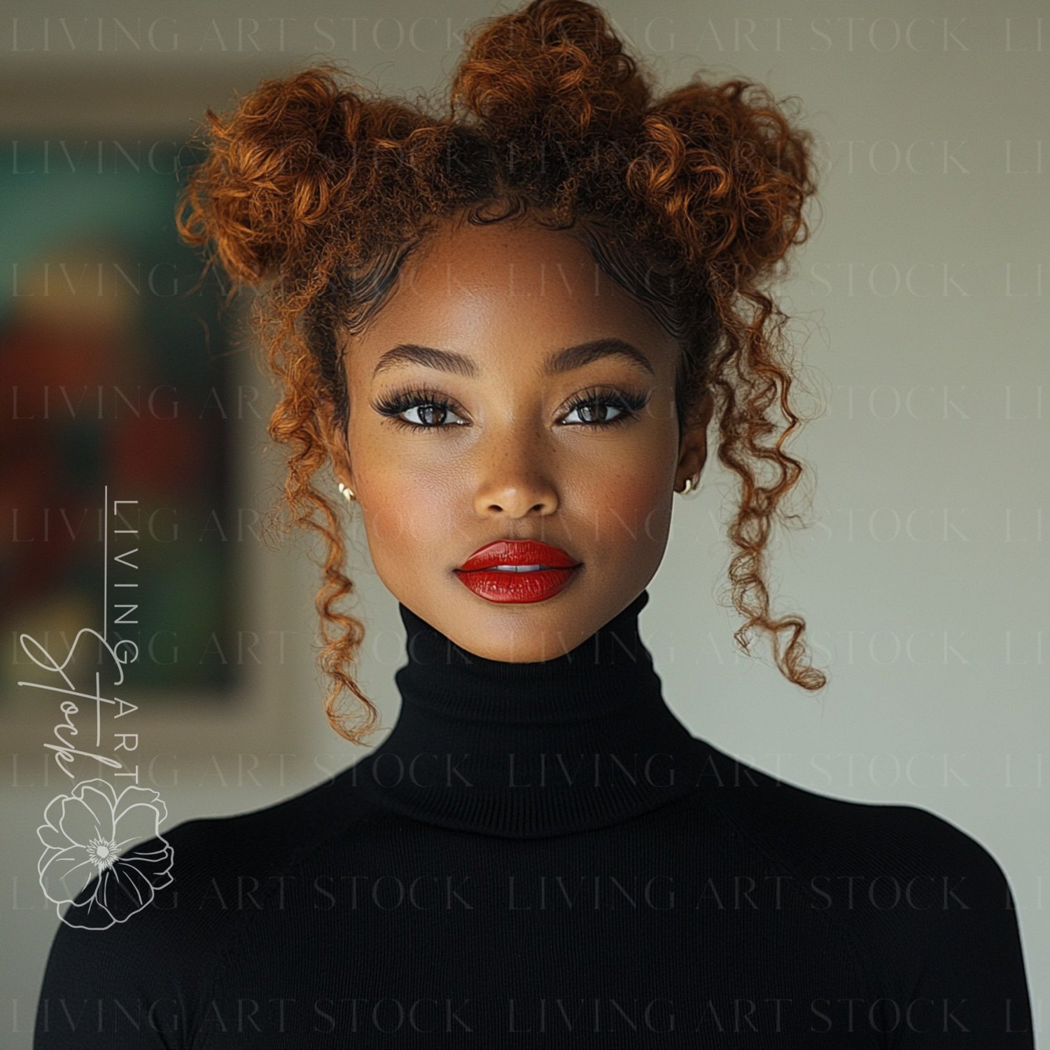 Black Women Model Stock Photos